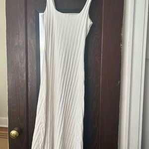 Zara White Maxi Dress